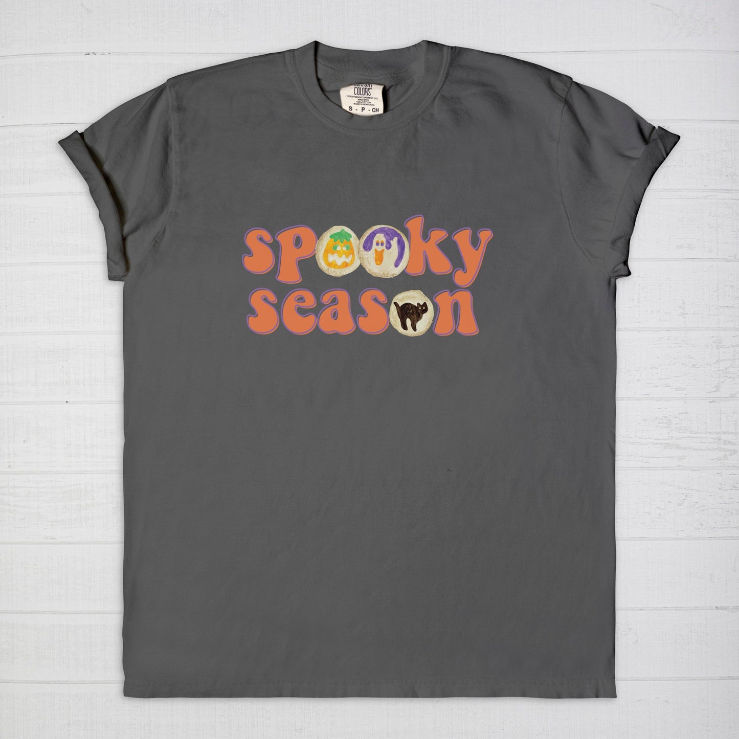 Halloween Spooky Cookie Comfort Color Tee