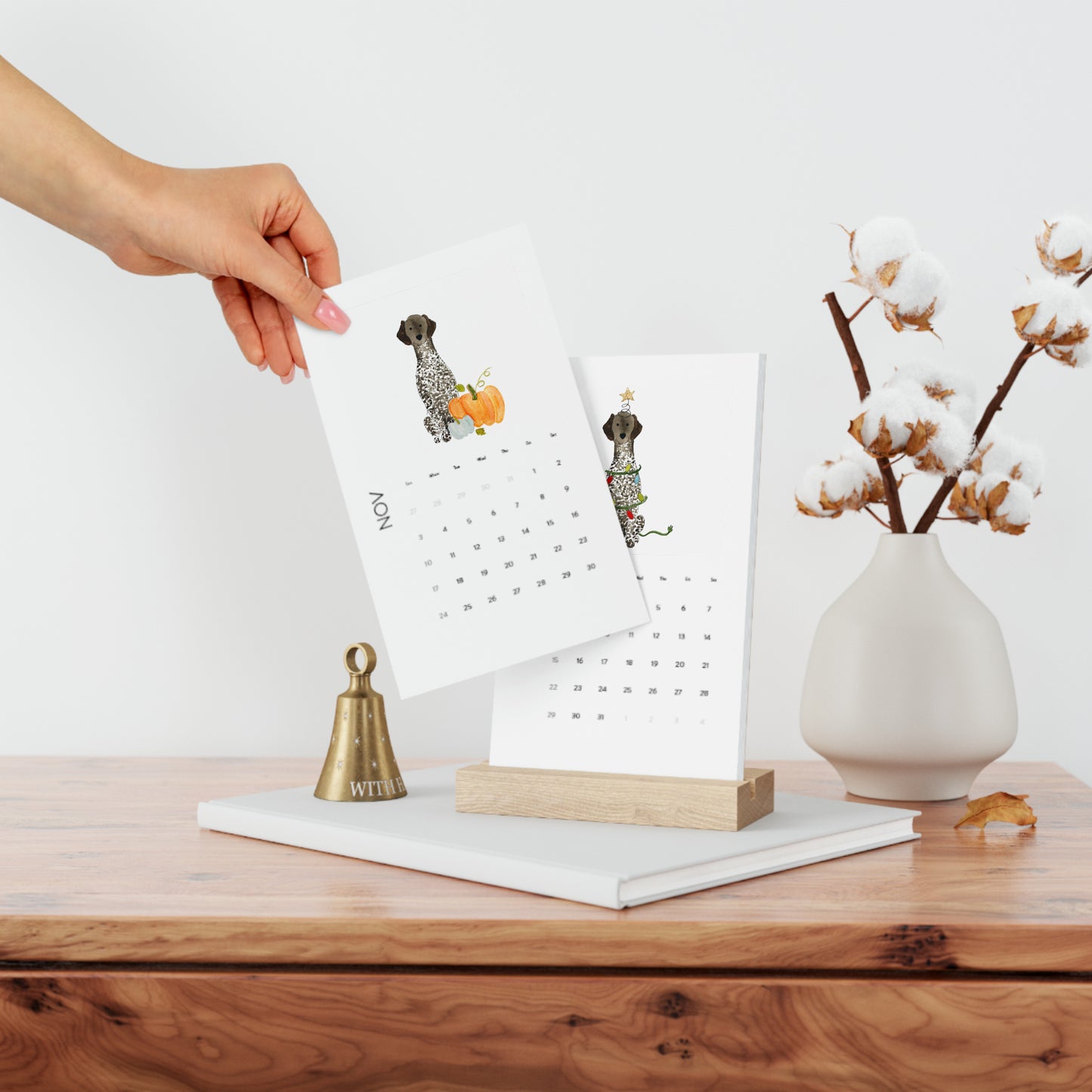 Liver Roan German Shorthaired Pointer 2024 Calendar