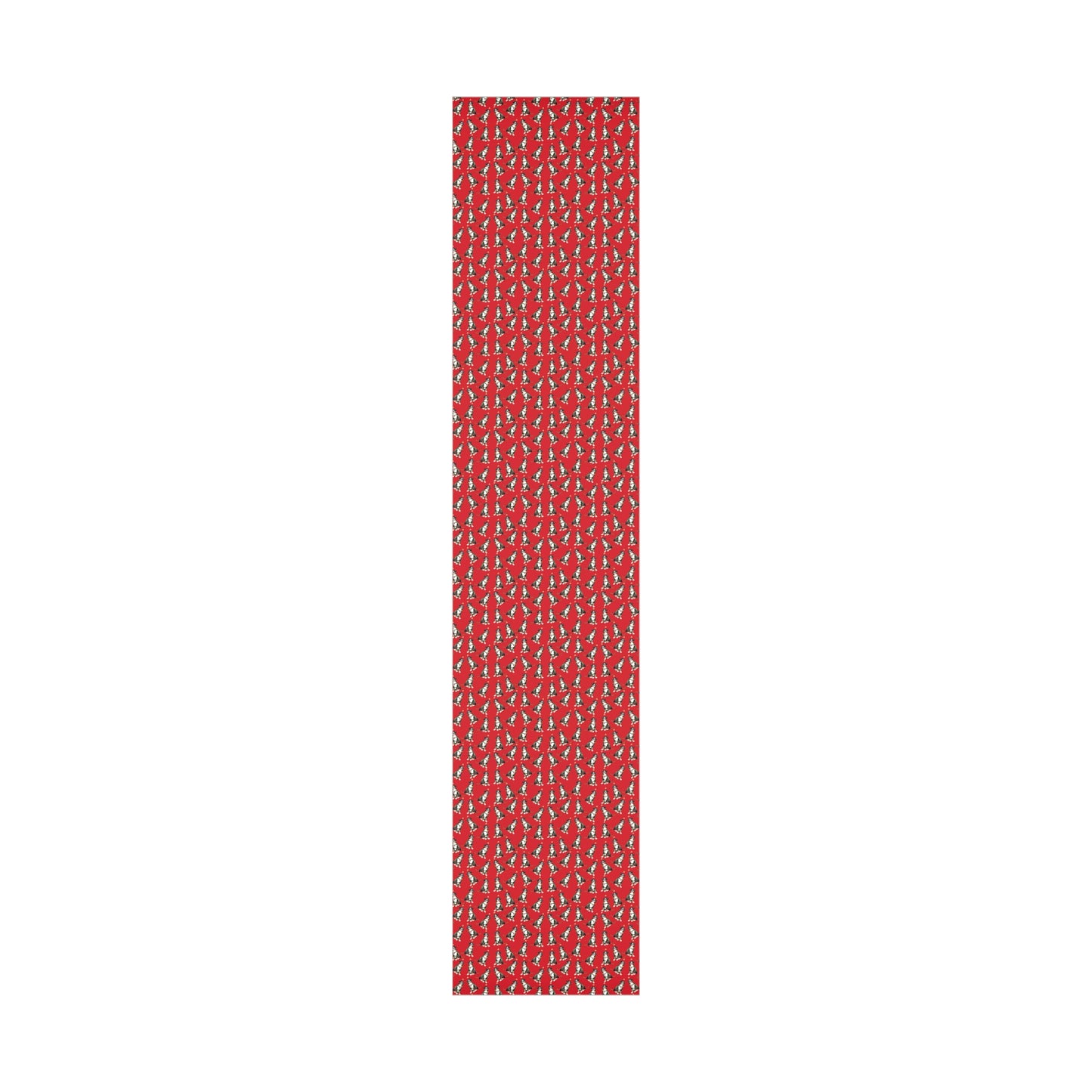 Festive Christmas Bernese Mountain Dog Gift Wrap - Red
