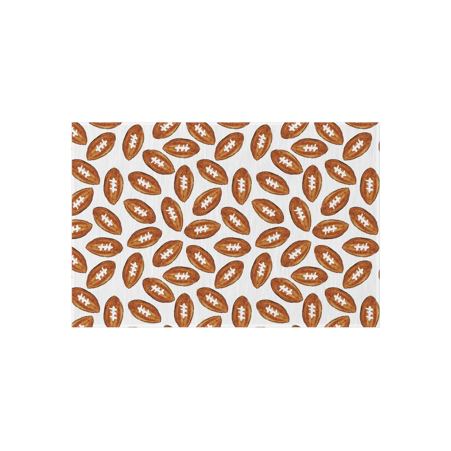 Football Pattern Welcome Mat