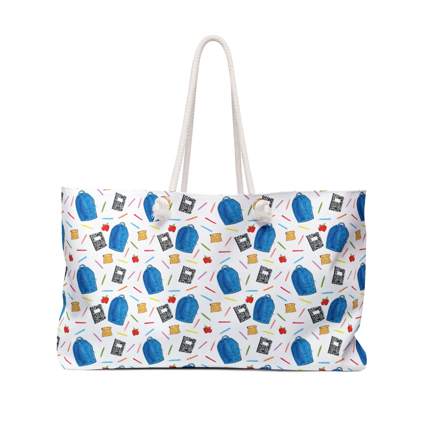 Back to School Pattern Weekender Bag