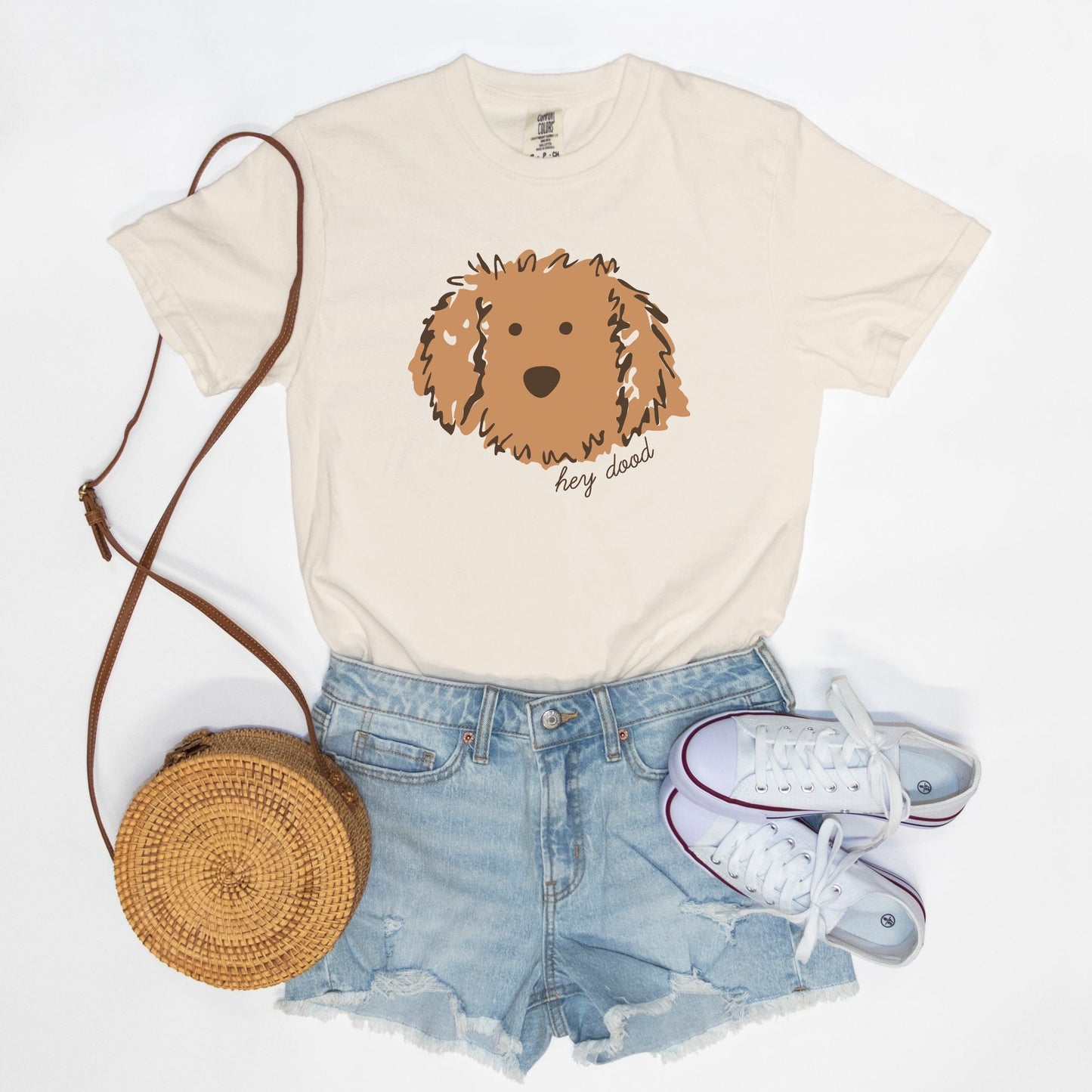 "Hey Dood" Doodle Comfort Color Tee