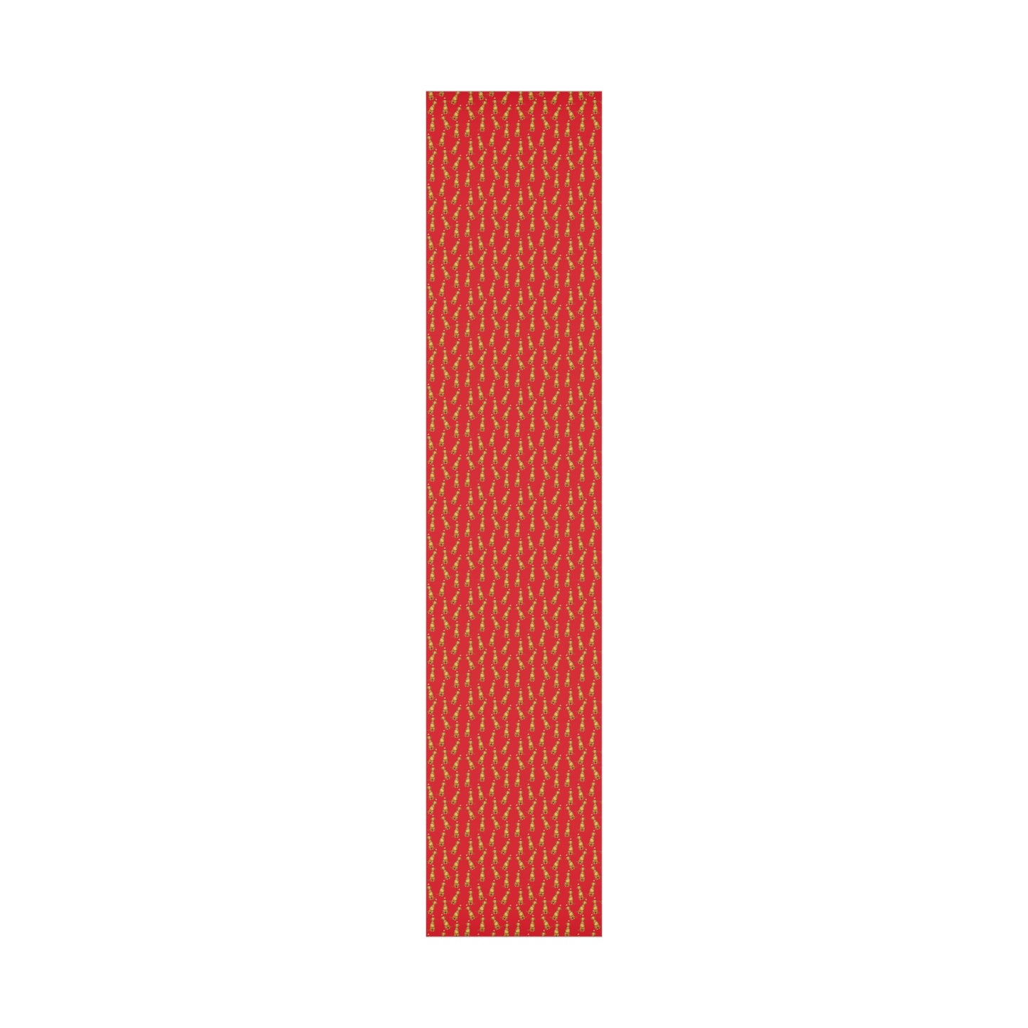Festive Christmas Vizsla Gift Wrap - Red