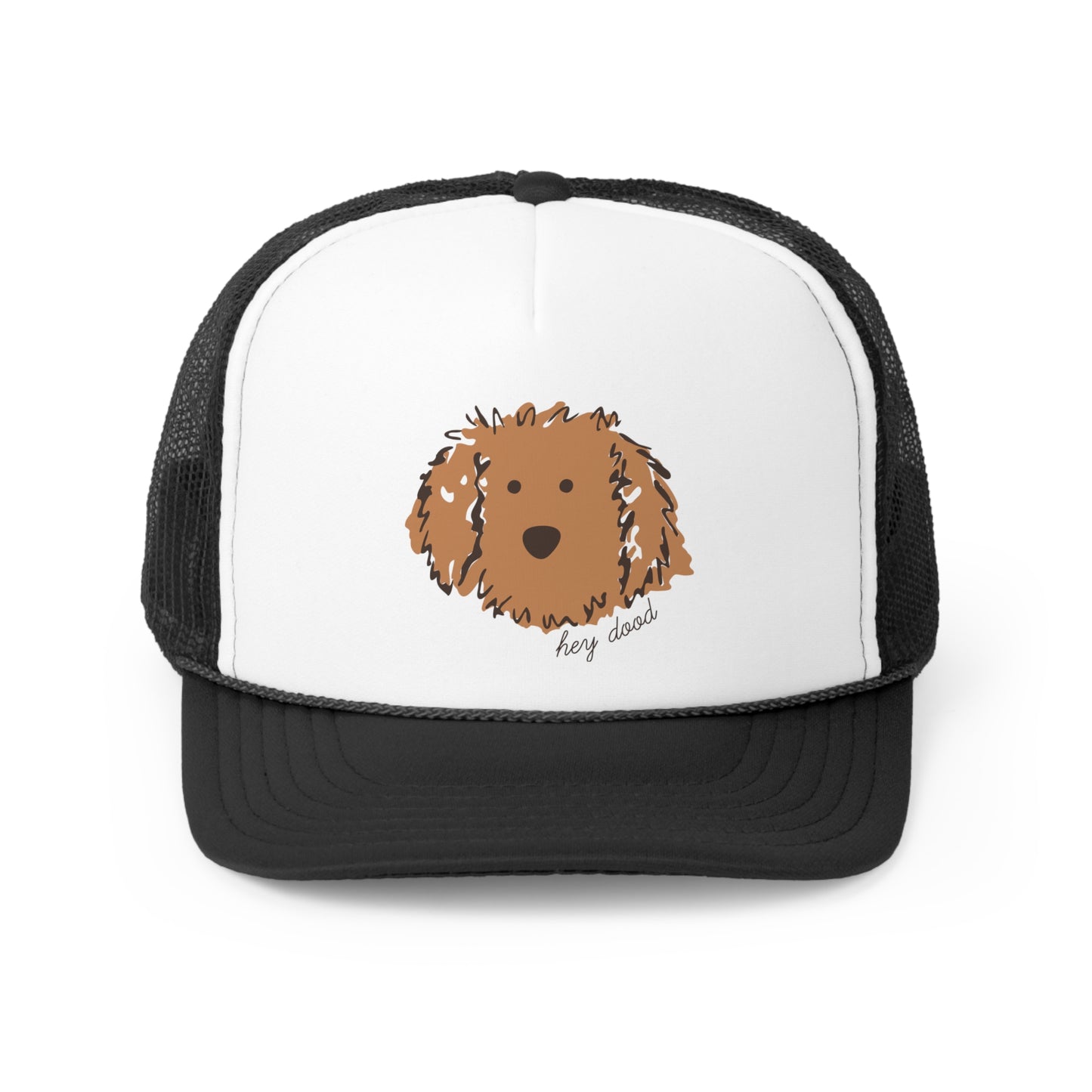 Hey Dood Apricot Doodle Trucker Cap