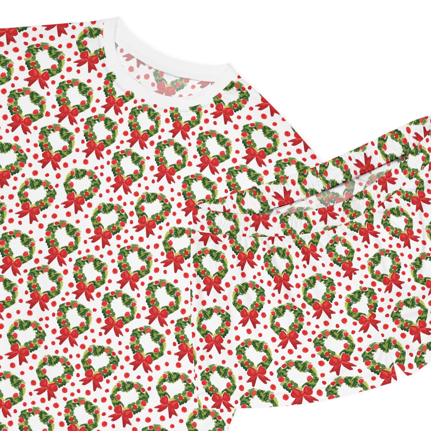 Christmas Wreath Pajama Set