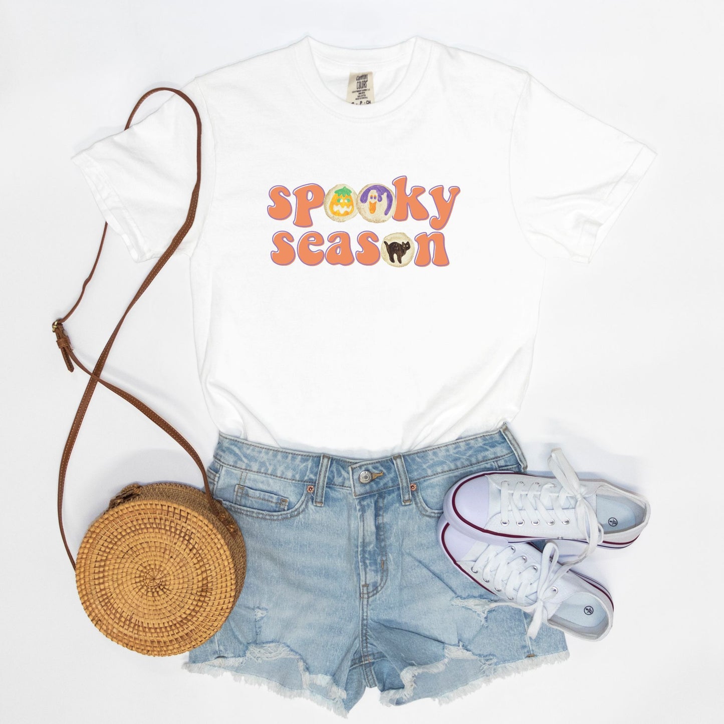 Halloween Spooky Cookie Comfort Color Tee