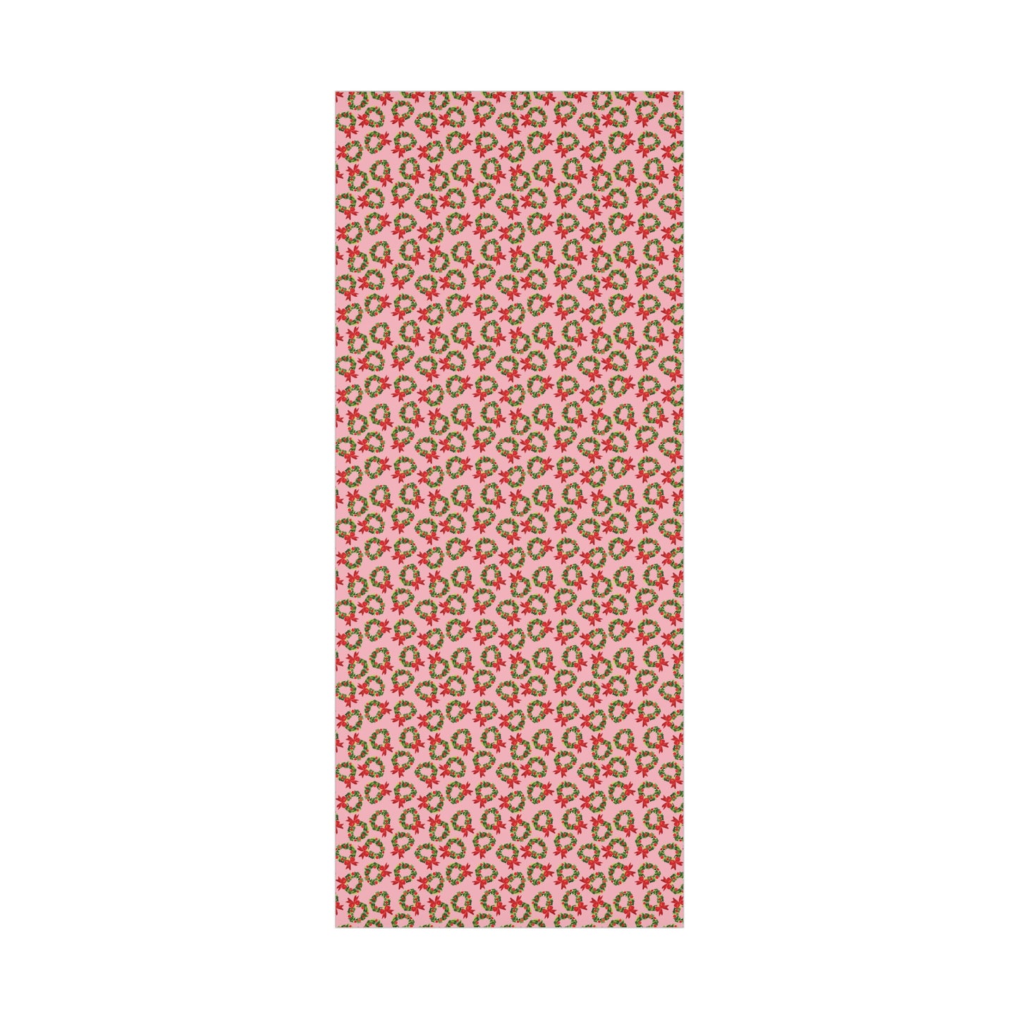 Watercolor Wreath Gift Wrap - Pink