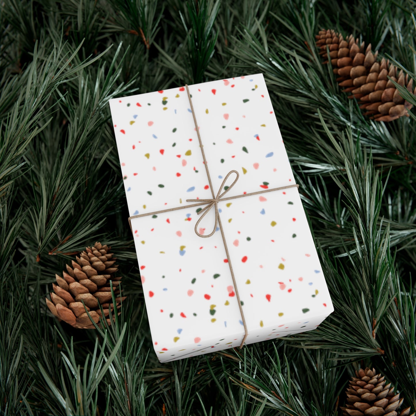 Christmas Confetti Gift Wrap