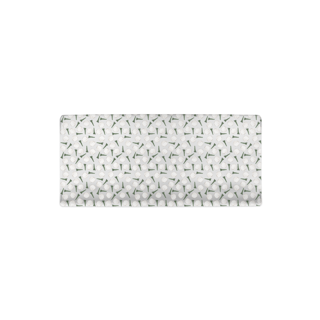 Forrest Green Golf Tee Pattern Changing Pad Cover | Golf Changing Pad Cover
