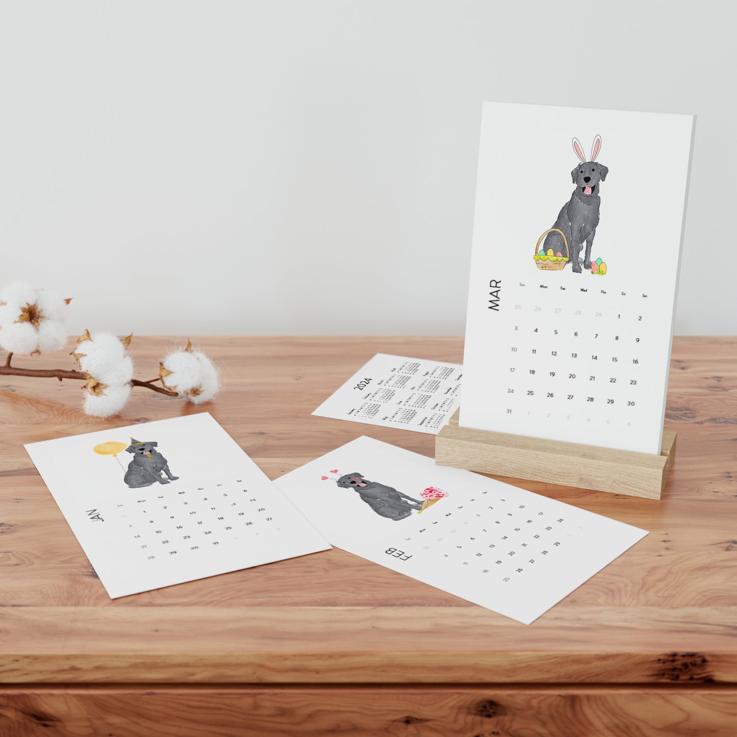 Silver Lab 2024 Calendar
