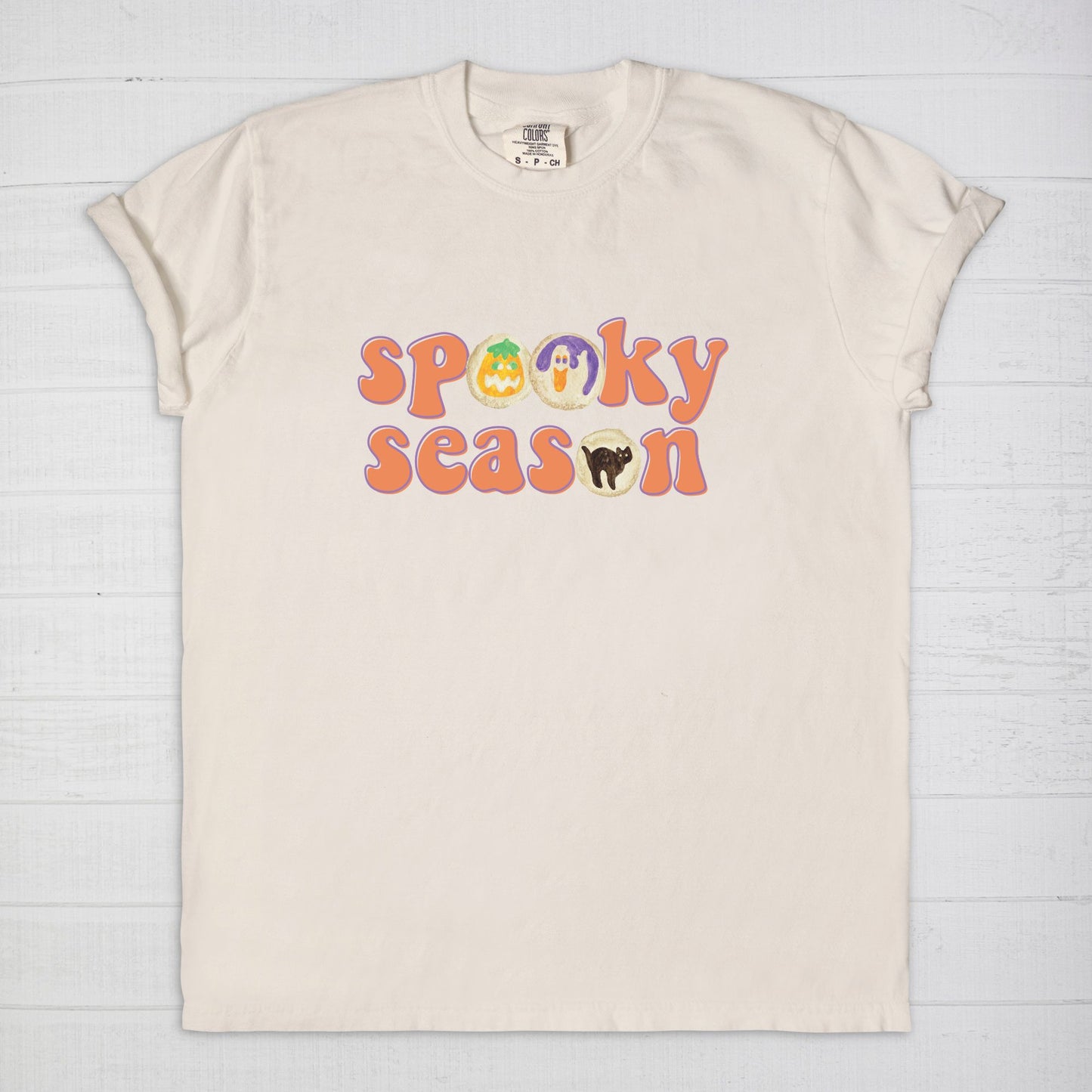 Halloween Spooky Cookie Comfort Color Tee