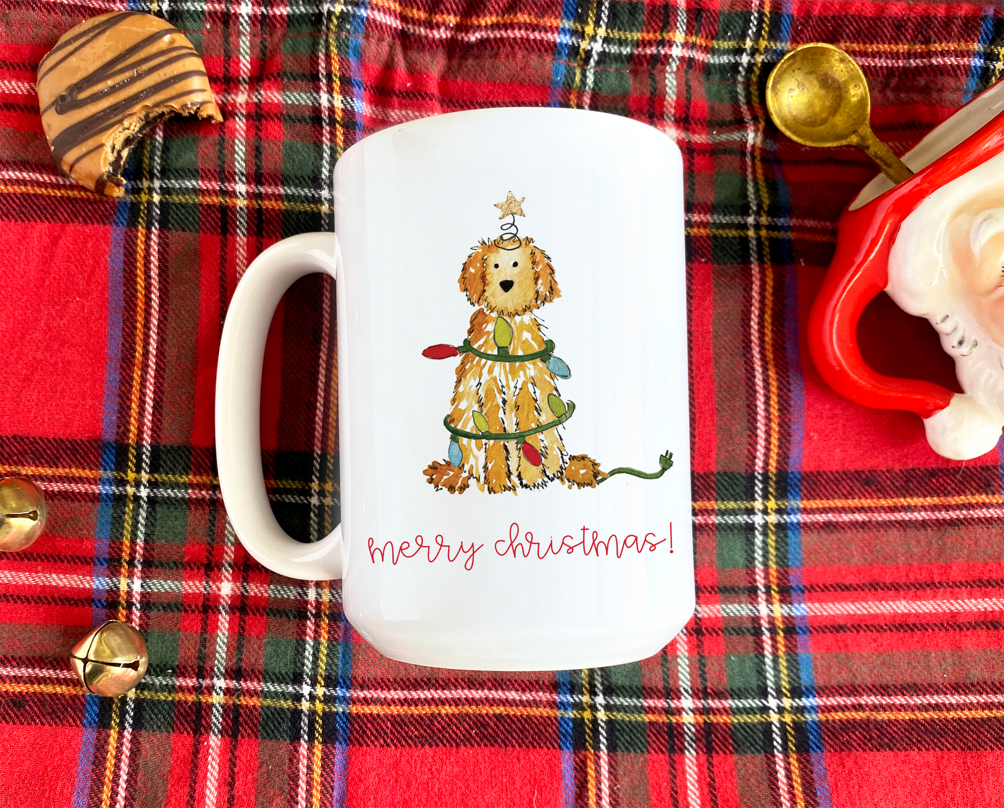 Festive Christmas Doodle Mug