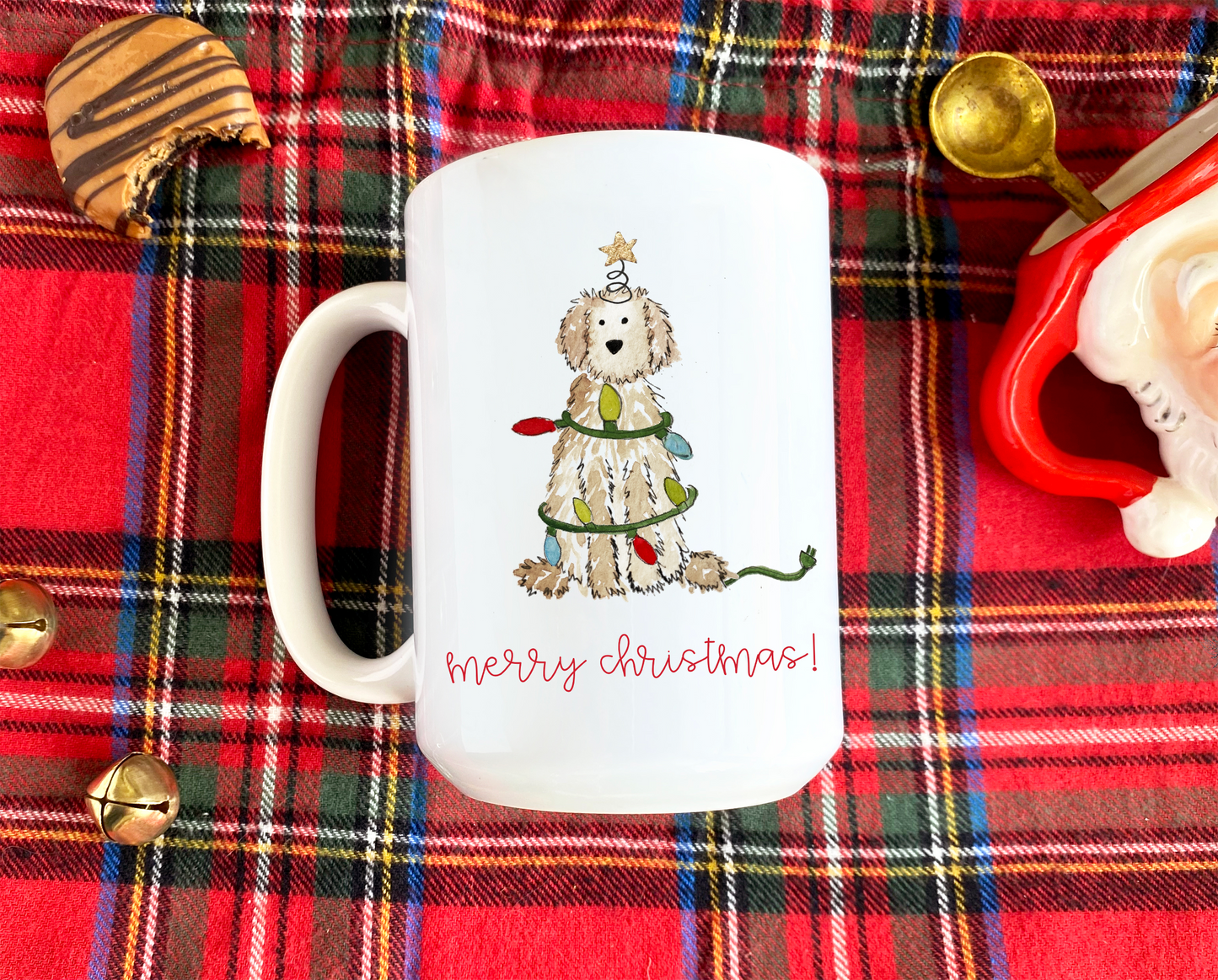 Festive Christmas Doodle Mug
