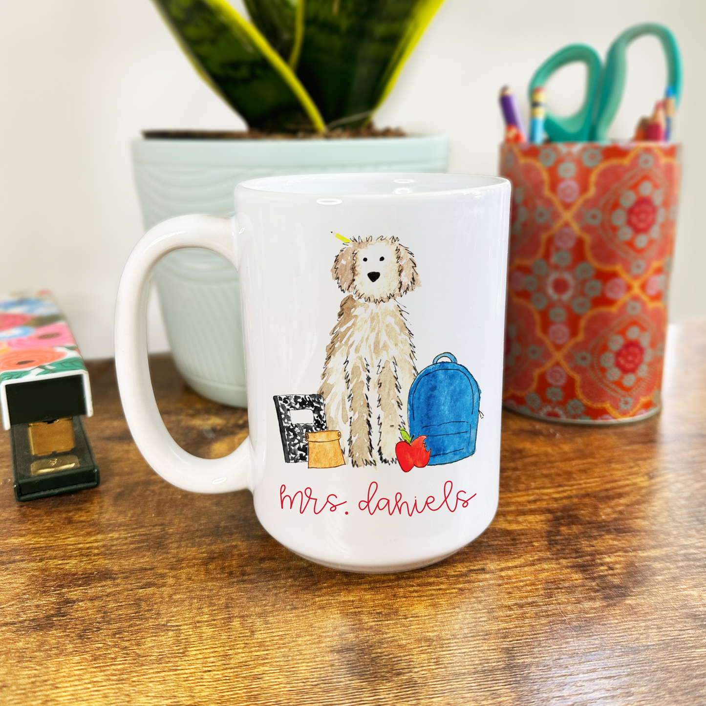 Smarty Pants Apricot Goldendoodle Mug