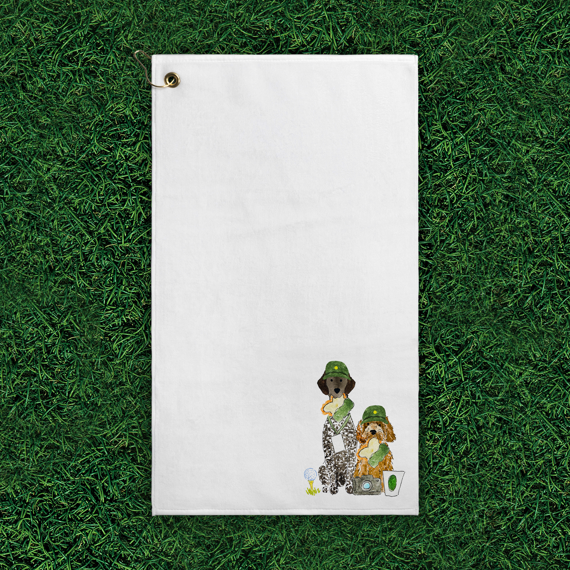 personalized pet golf towel gift