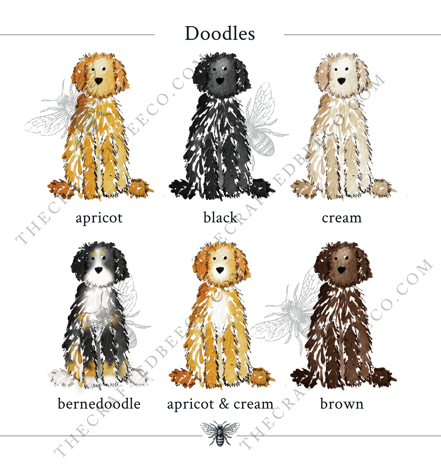 Festive Christmas Doodle Personalized Gift Tags