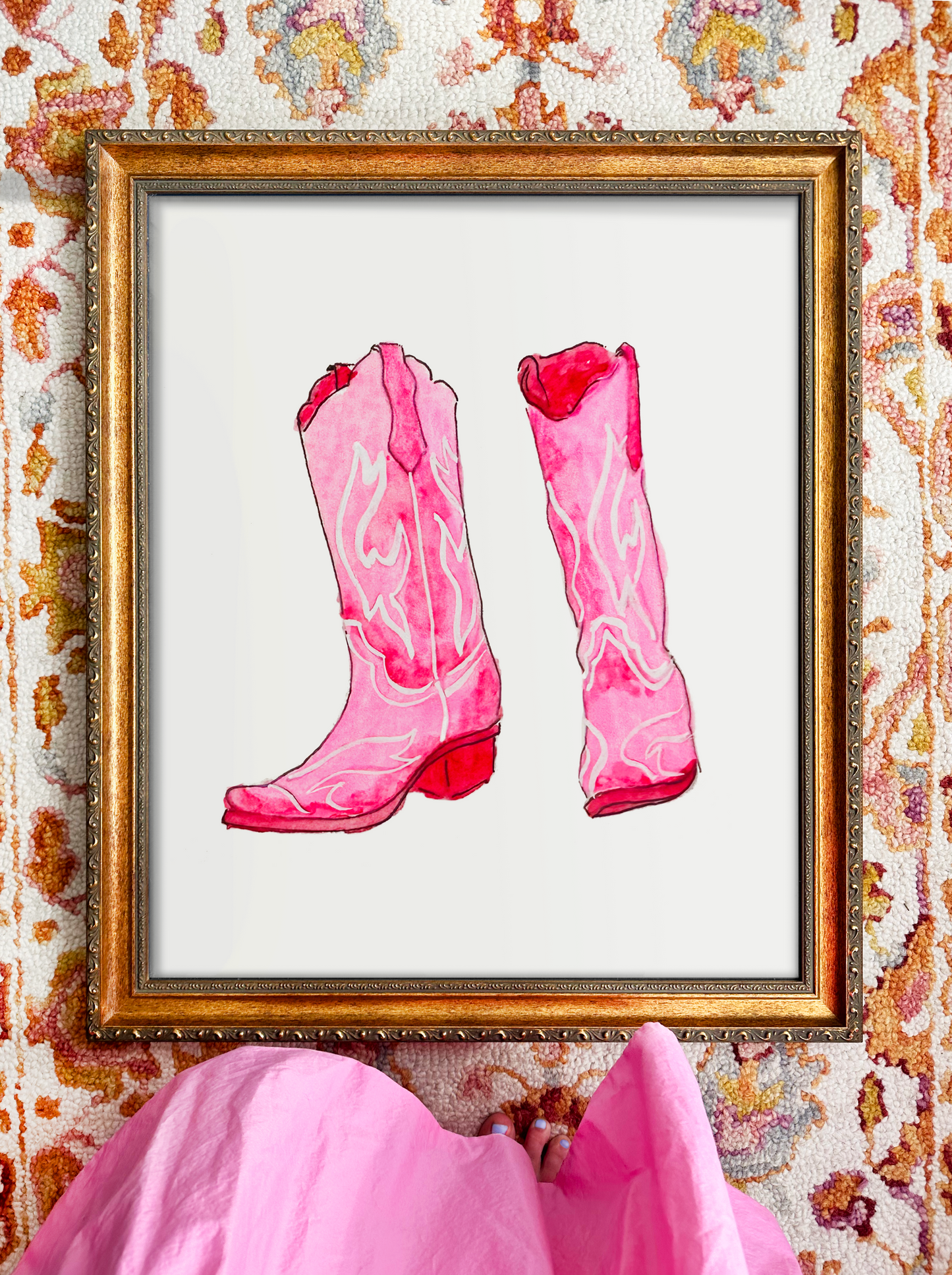 Boot Goofin' Art Print
