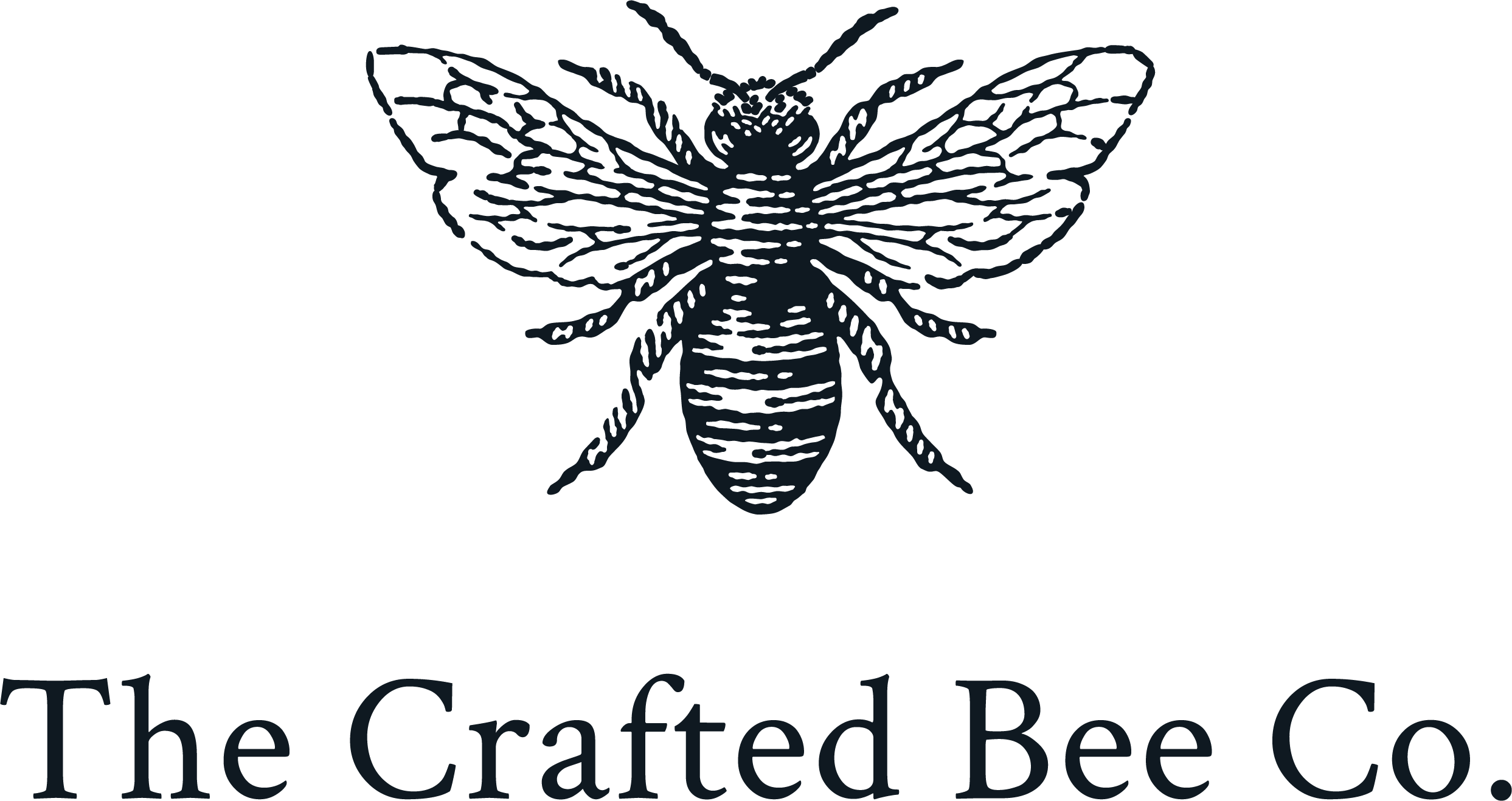 The Crafted Bee Co. logo