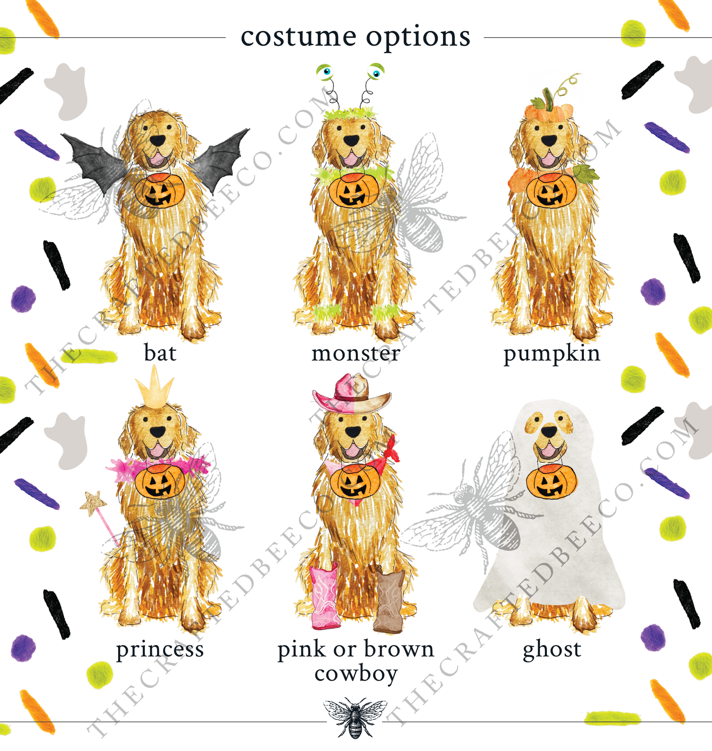 Spooky Halloween Mix and Match Pet Garden Flag