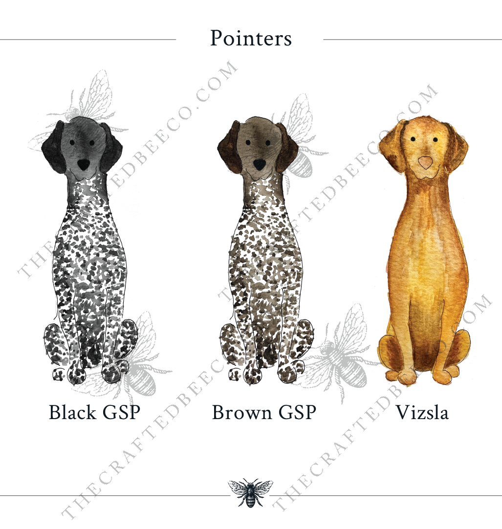 Patriotic German Shorthaired Pointer Tea Towel