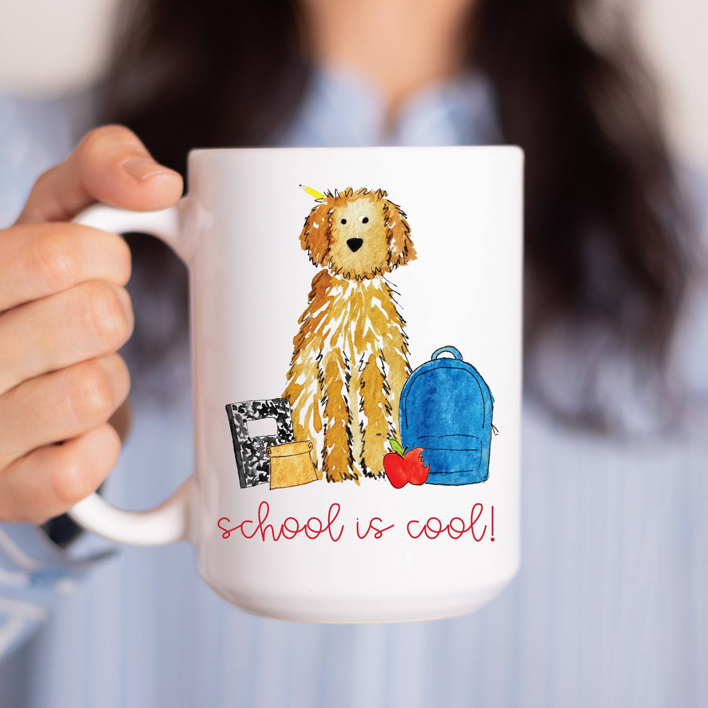 Smarty Pants Apricot Goldendoodle Mug