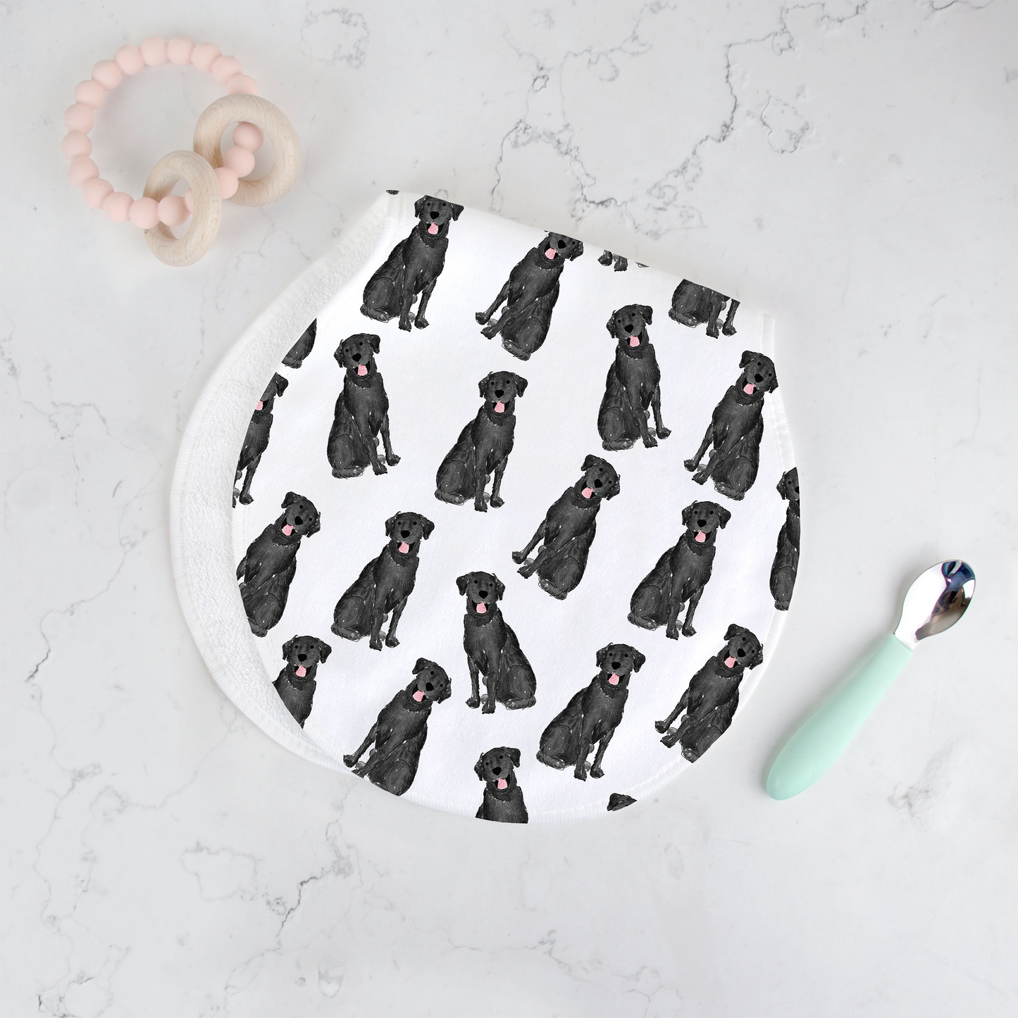 Lab Peanut Burp Cloth