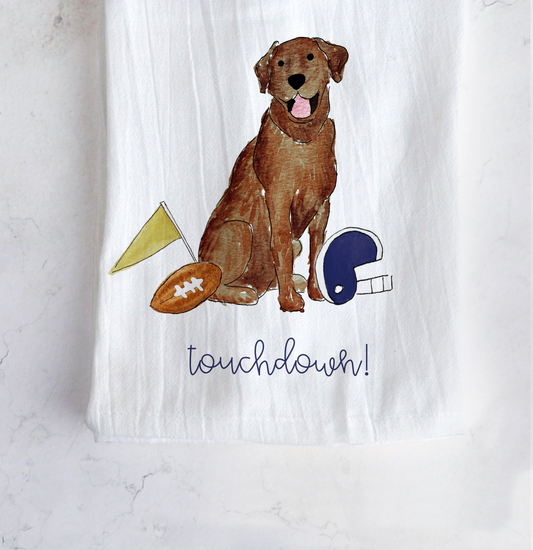 Sporty Football Lab Tea Towel