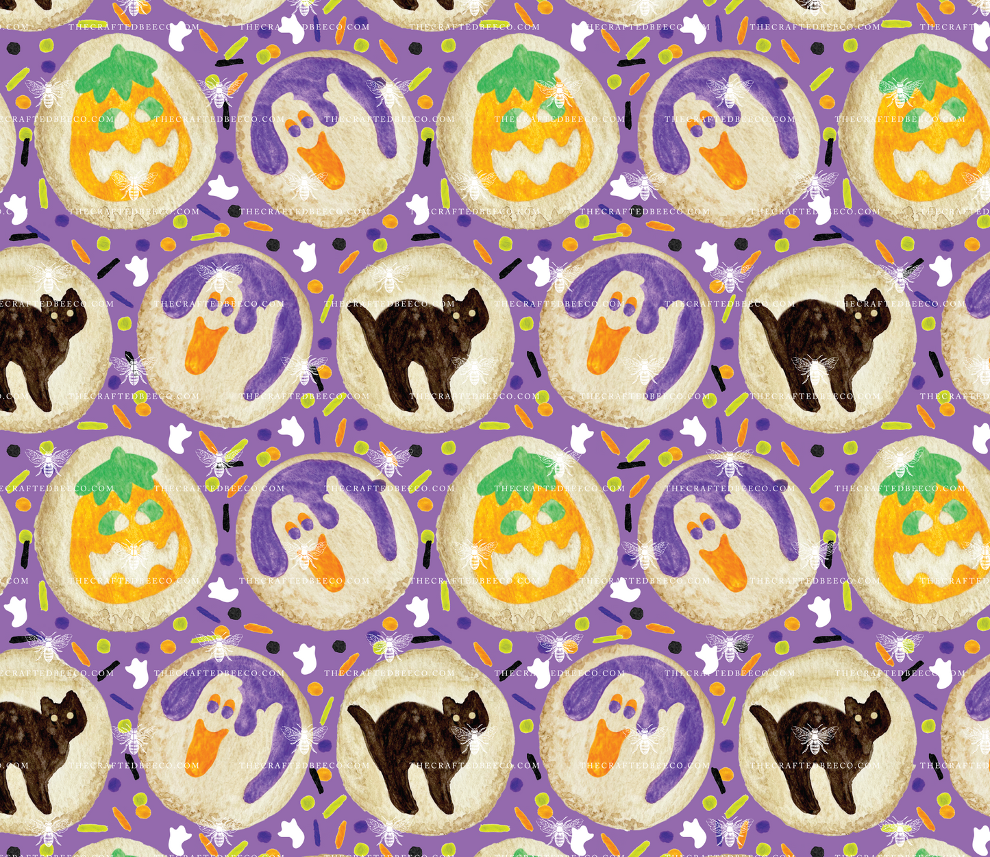 Spooky Cookie Welcome Mat
