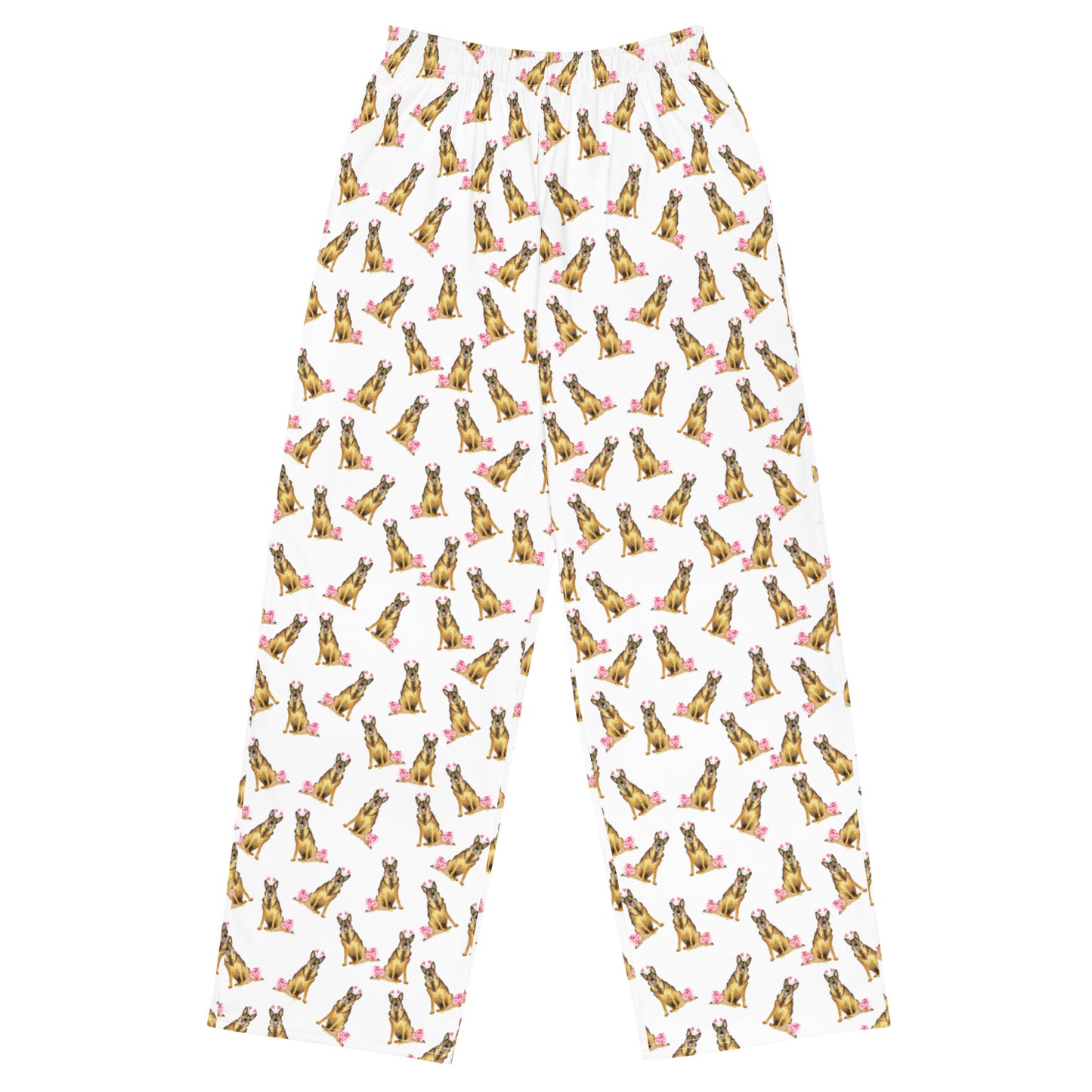 Lovey Valentines German Shepherd Pajama Pants