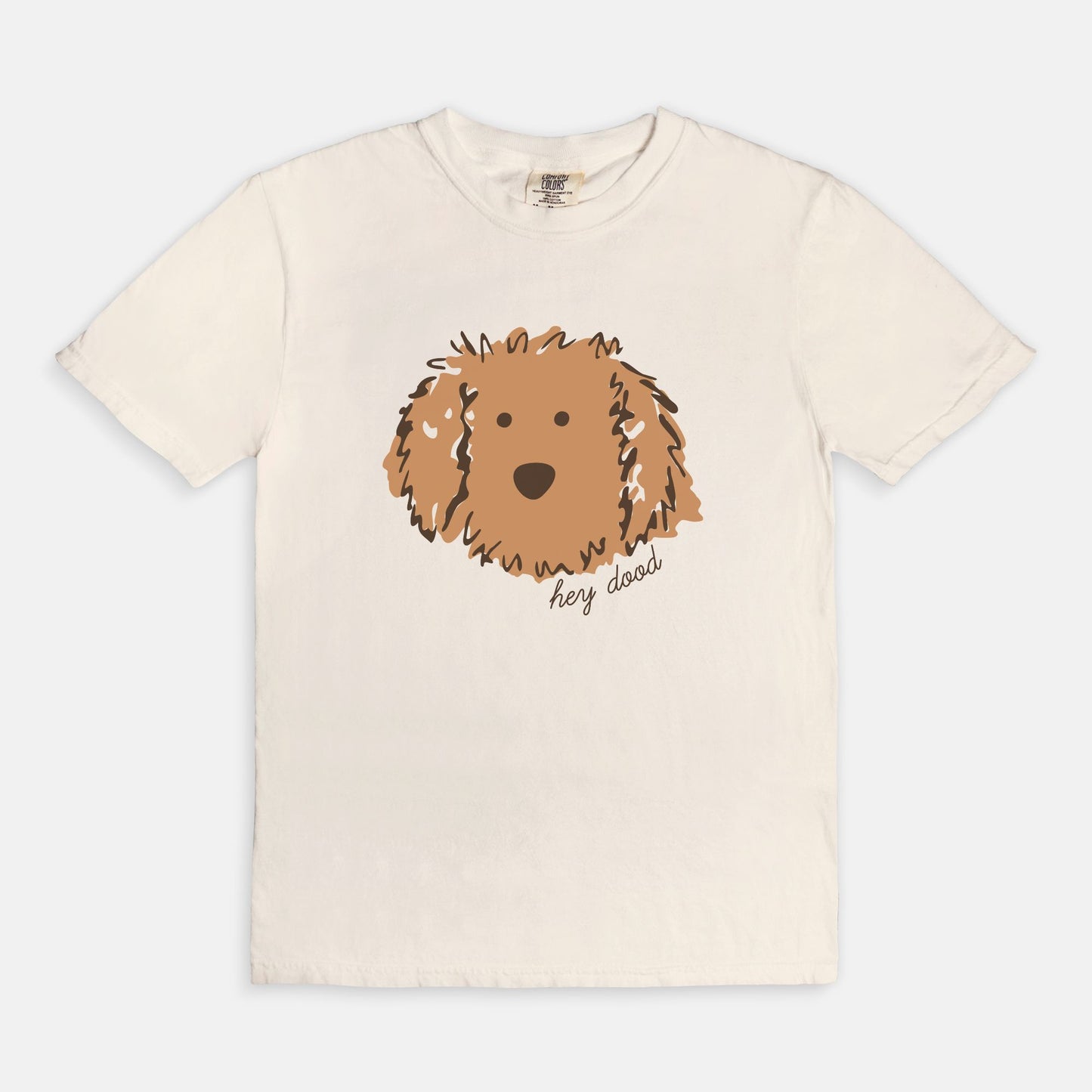 "Hey Dood" Doodle Comfort Color Tee