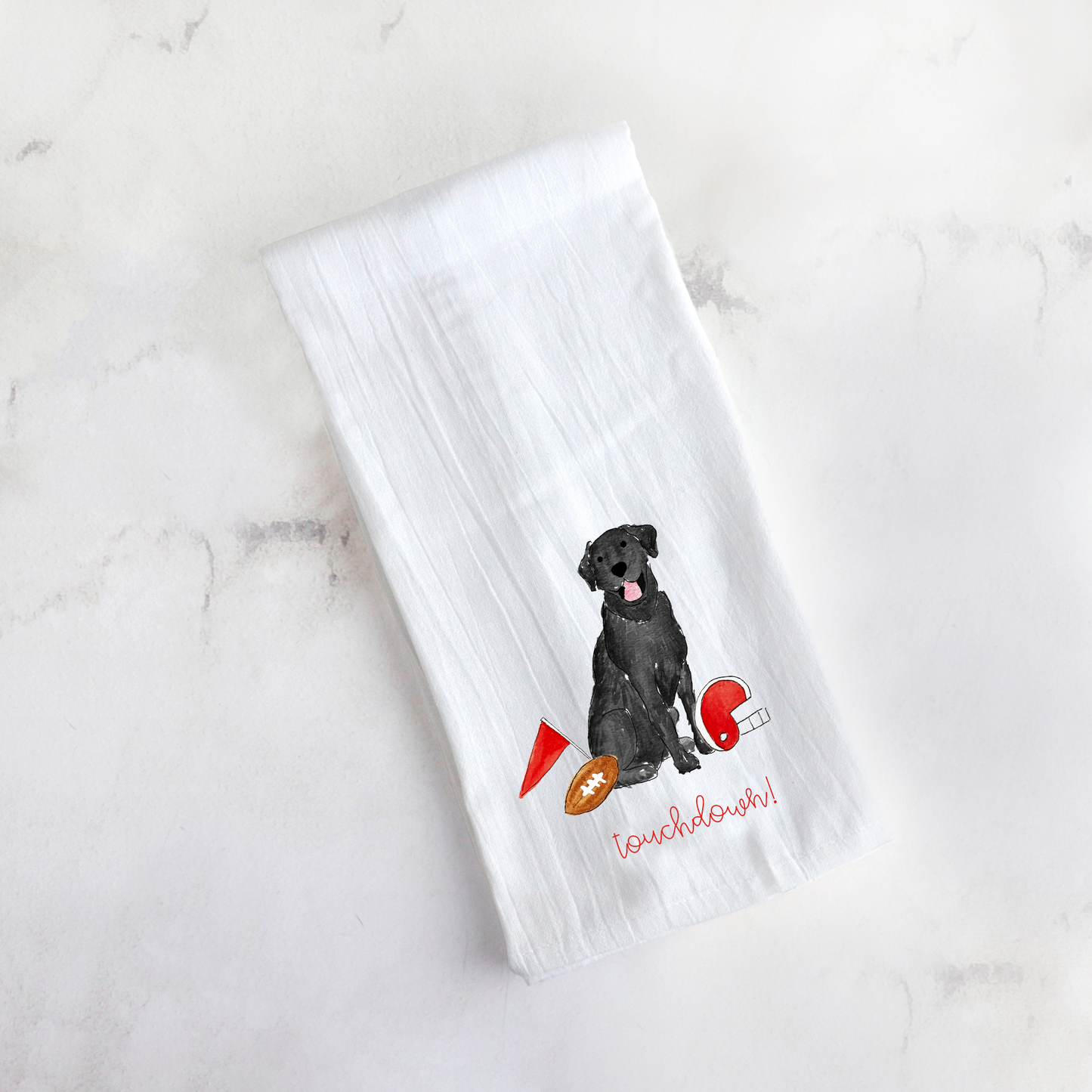 Sporty Football Lab Tea Towel