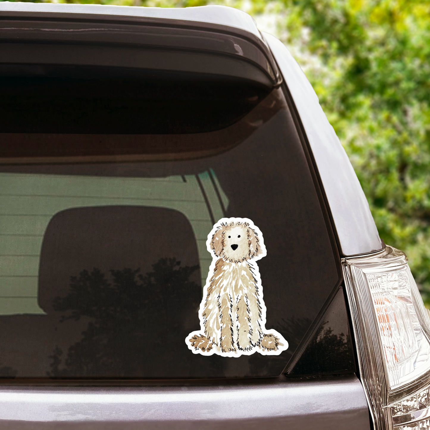 Doodle Vinyl Sticker - 6" x 6"