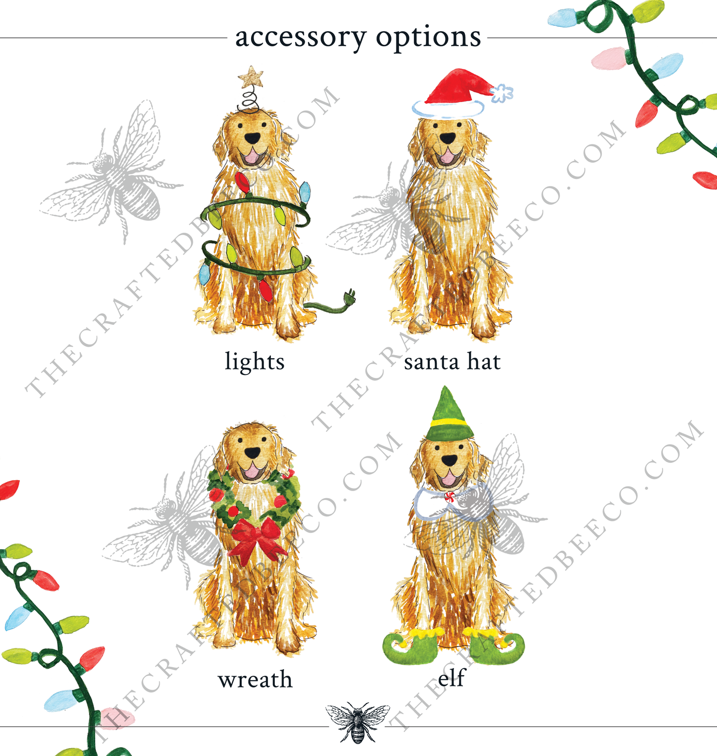 Festive Christmas Mix and Match Pet Hostess Towel