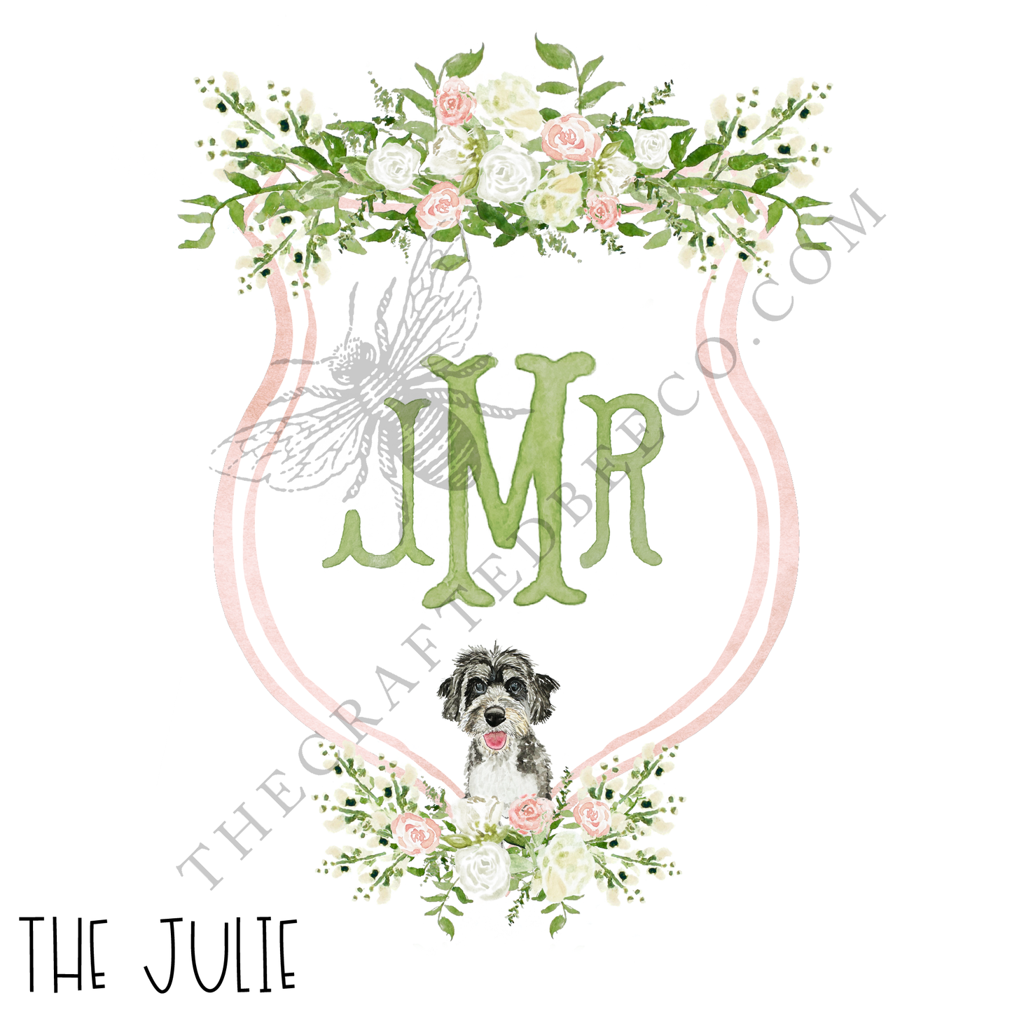 The Julie Semi-Custom Crest Digital Files