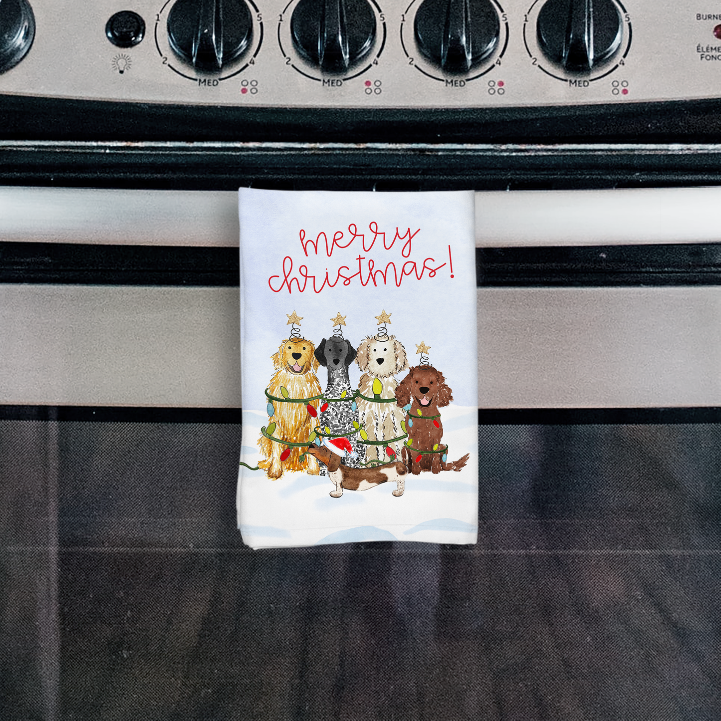 Festive Christmas Mix and Match Pet Hostess Towel