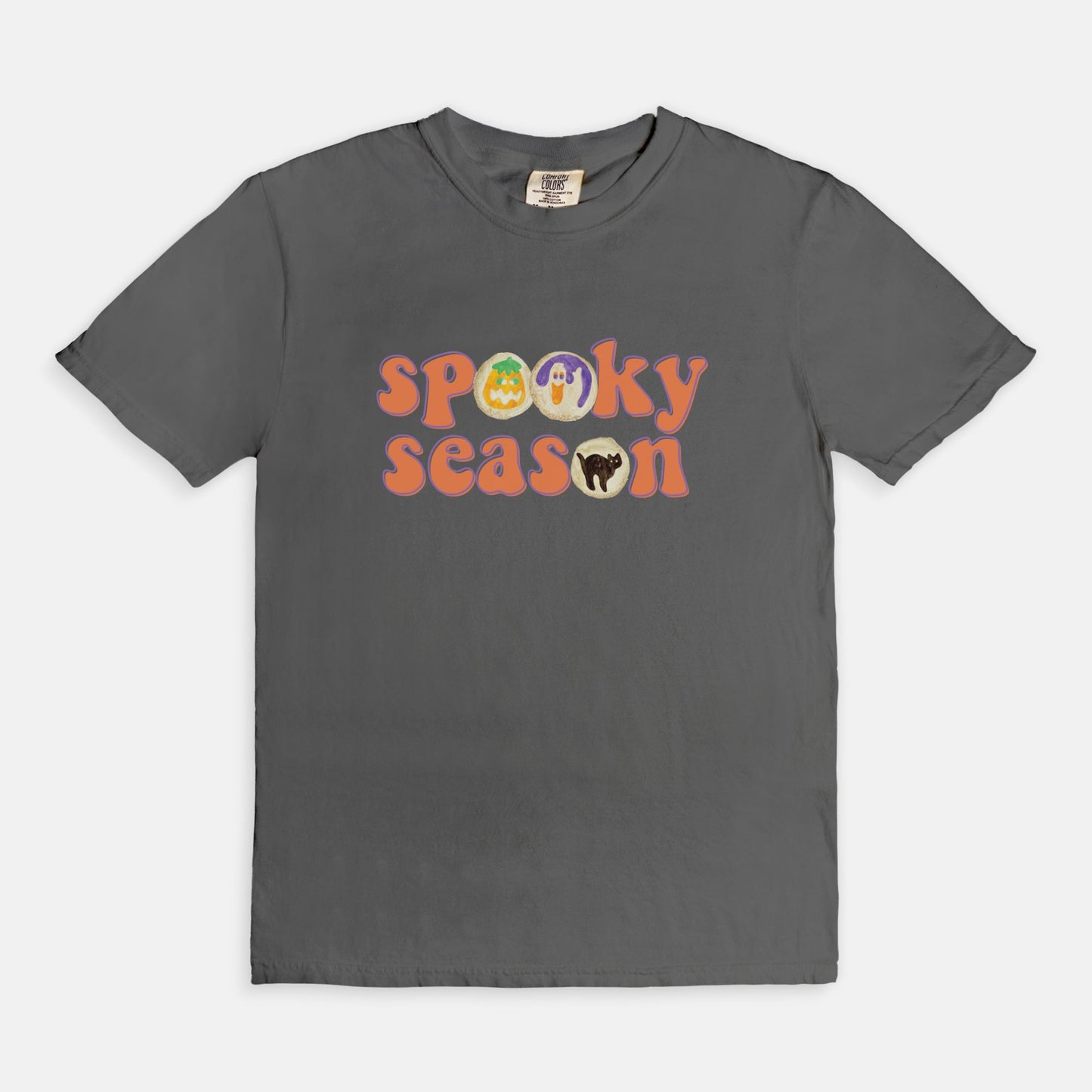 Halloween Spooky Cookie Comfort Color Tee