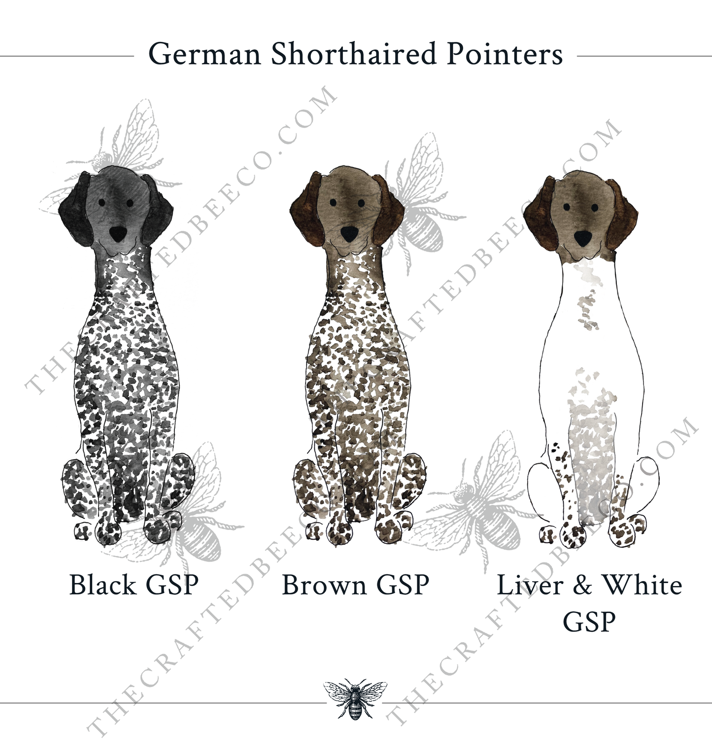 Patriotic German Shorthaired Pointer Garden Flag