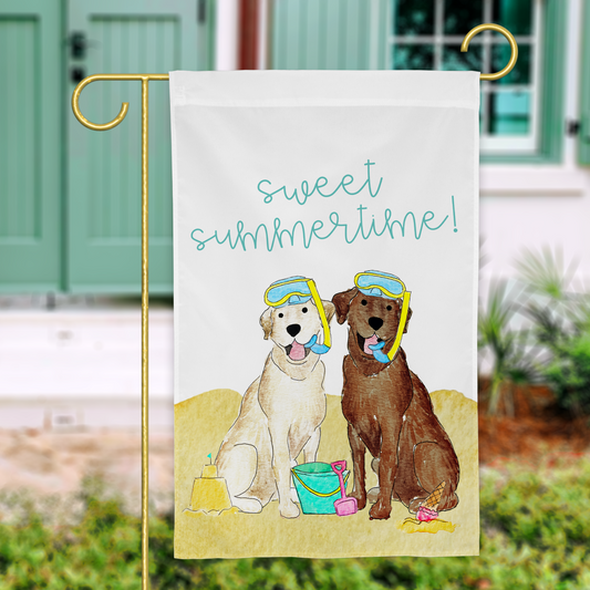 Sandy Summer Mix and Match Pet Garden Flag