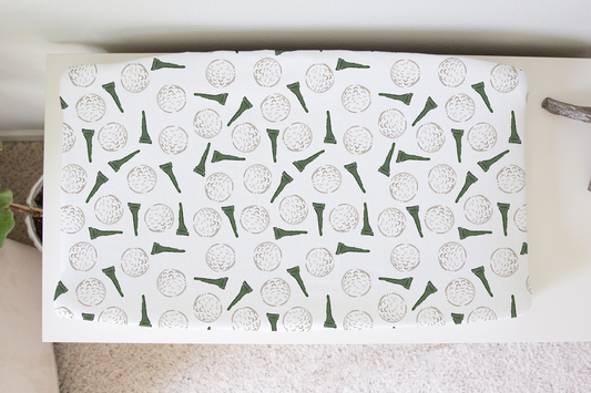 golf changing pad cover for golf baby nursery