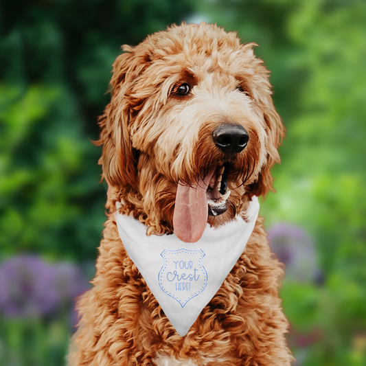 *Custom Crest Add On* Dog Bandana