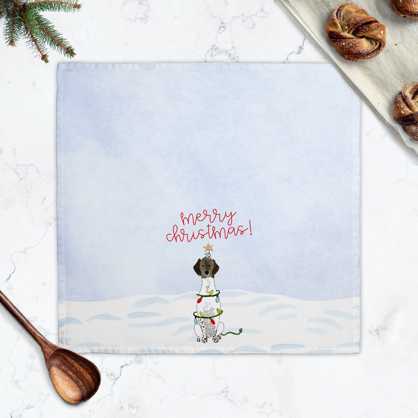 Festive Christmas GSP Hostess Towel