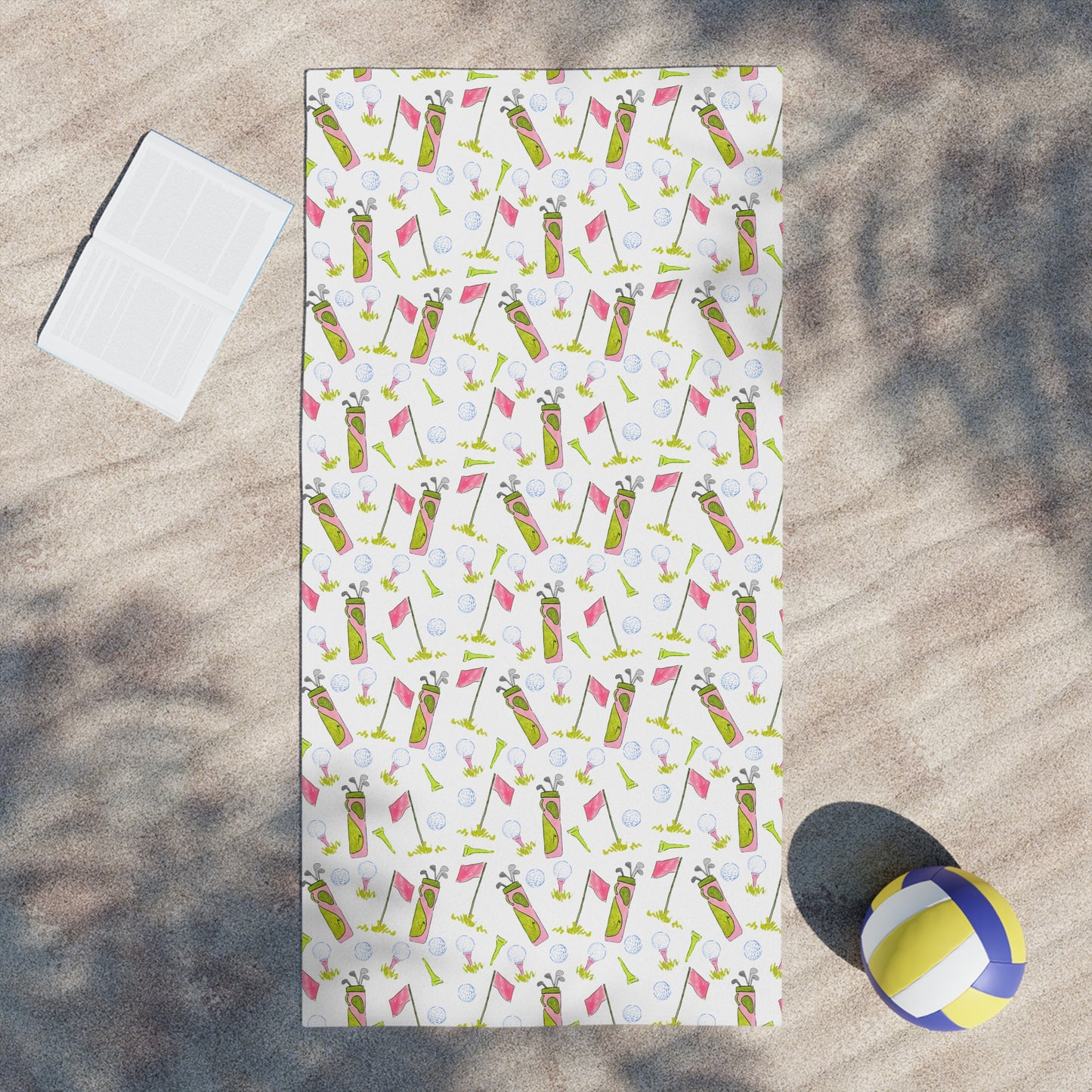 The Birdie Pattern Beach Towel