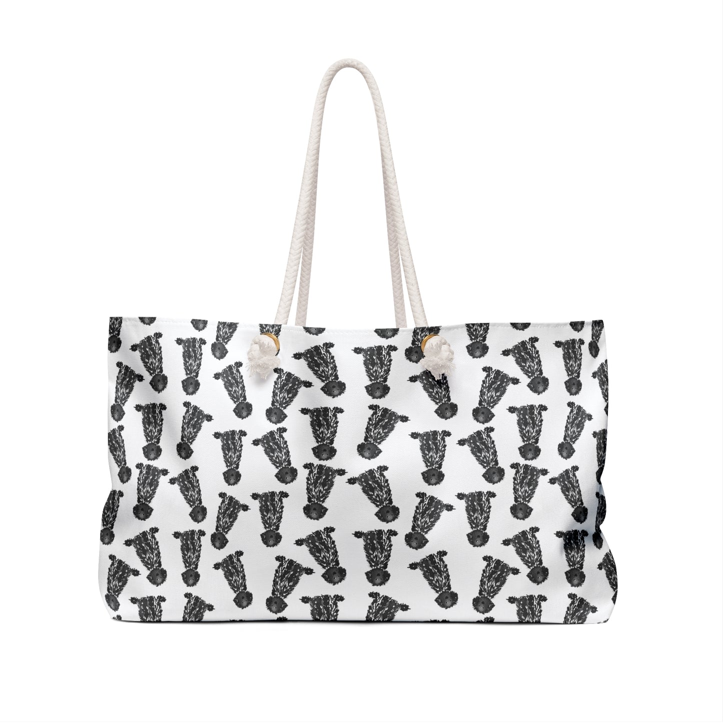 Black Doodle Weekender Bag