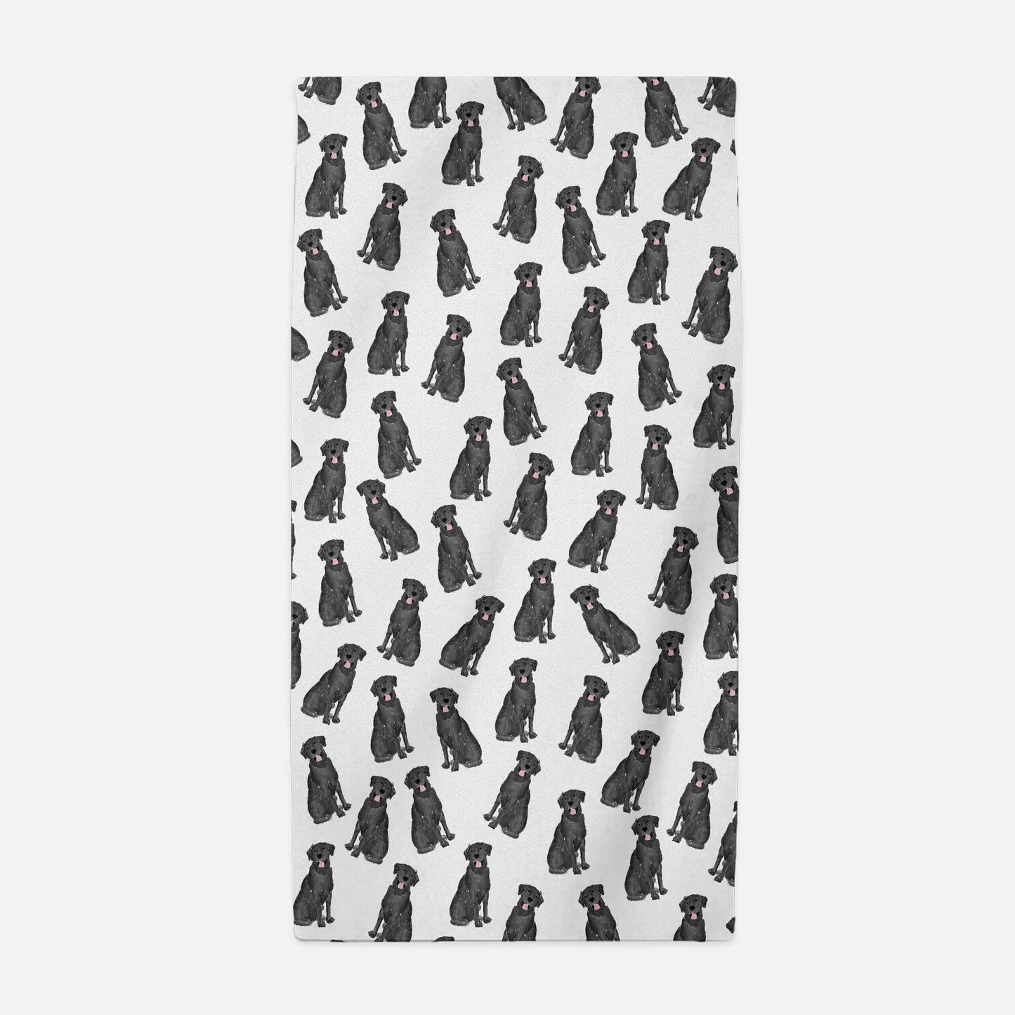 Black Lab Beach Towel
