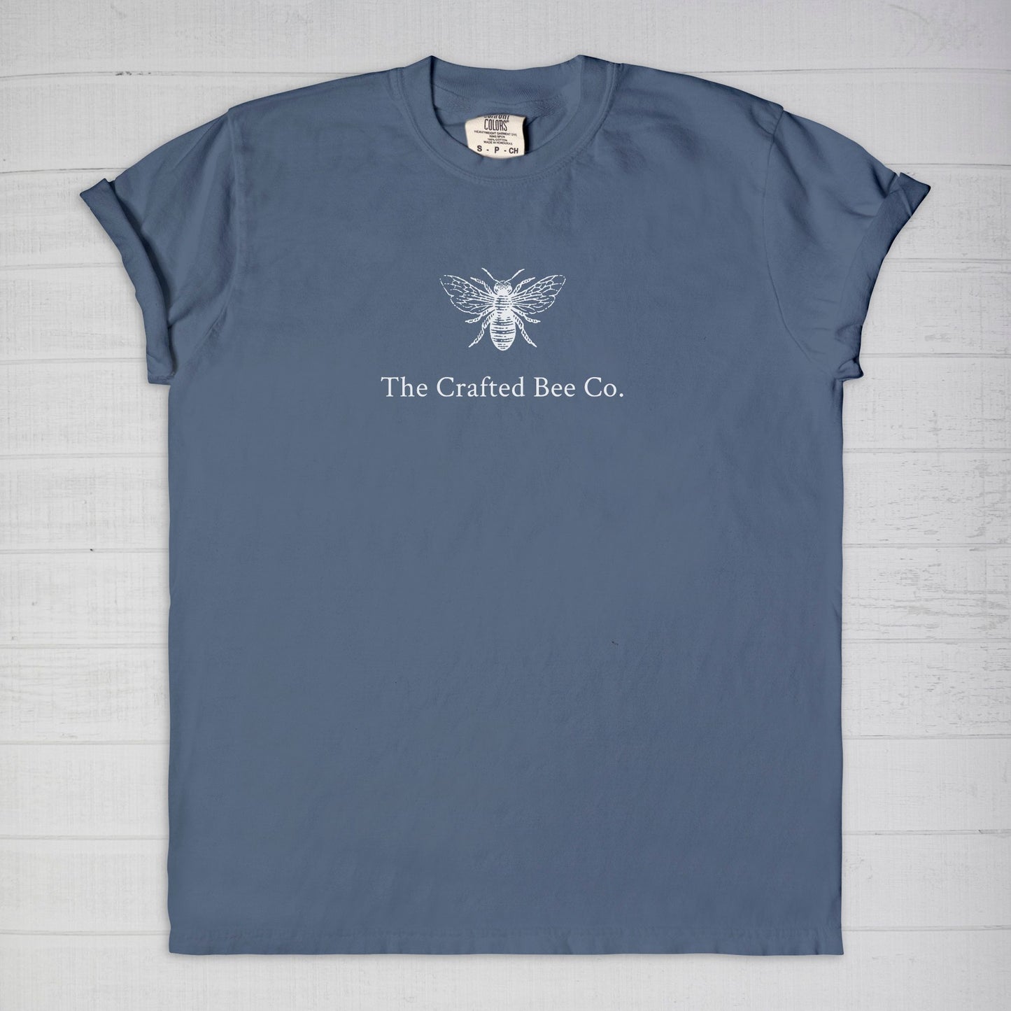 The Crafted Bee Co Logo Comfort Color Tee