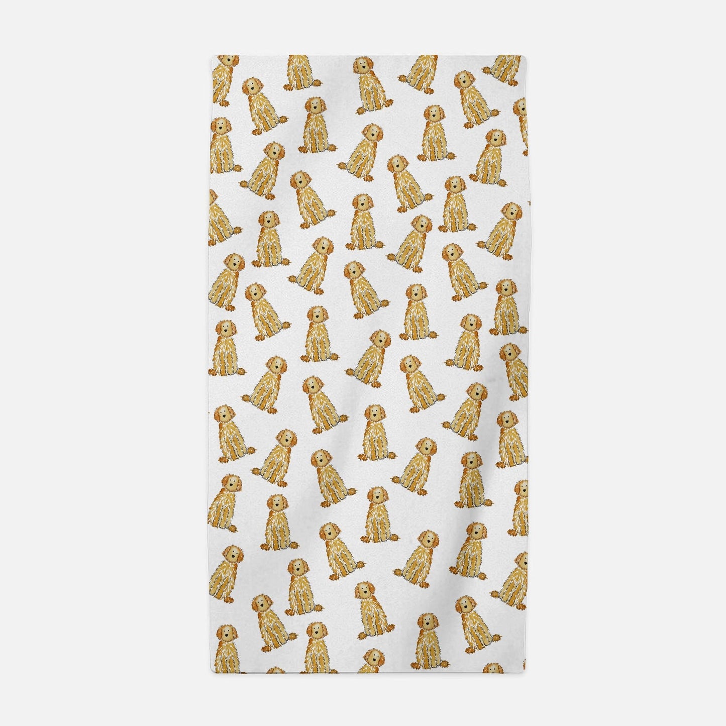 Apricot Doodle Beach Towel