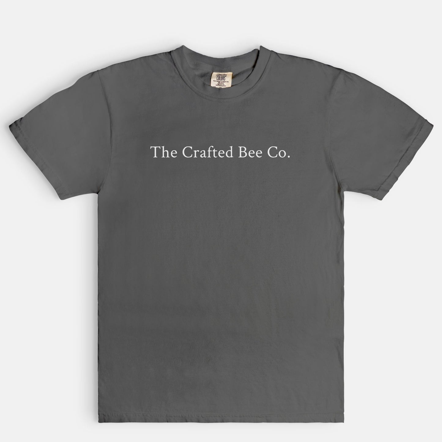 The Crafted Bee Co Wordmark Comfort Color Tee