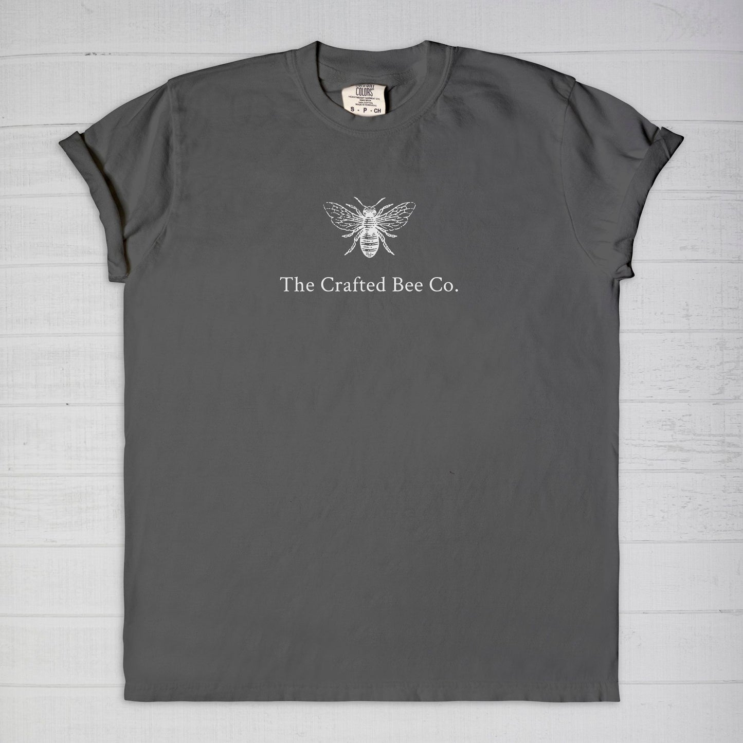 The Crafted Bee Co Logo Comfort Color Tee
