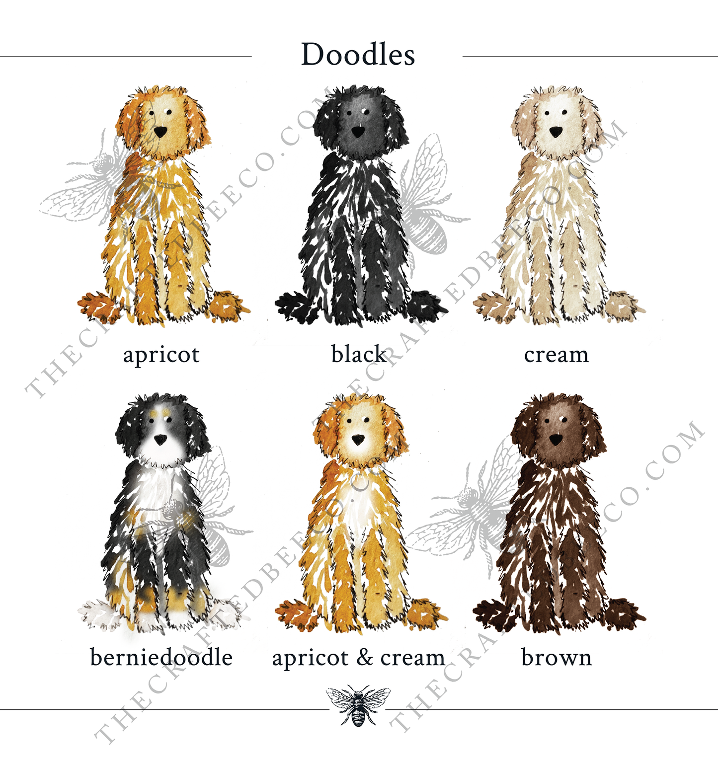 Personalized Doodle Mug | Custom Goldendoodle, Labradoodle, Aussiedoodle Coffee Mug with Name