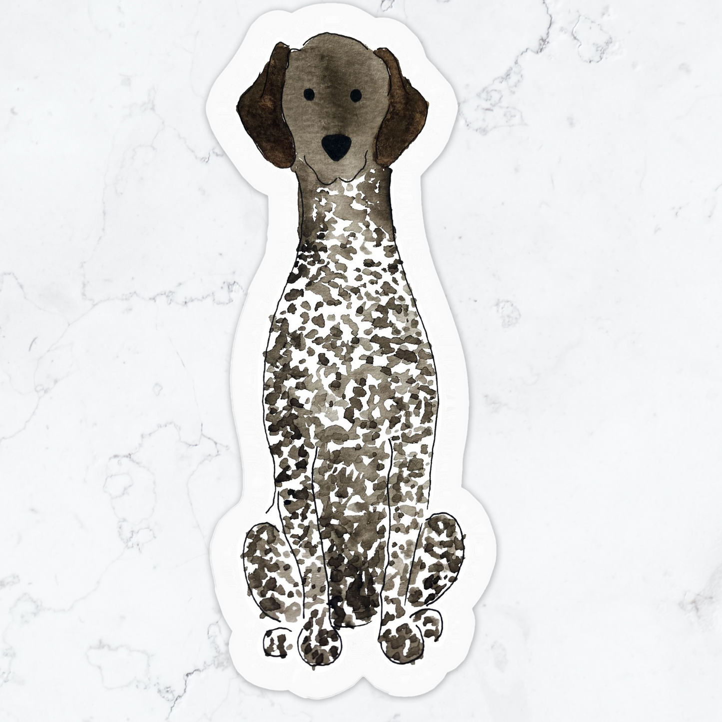 German Shorthaired Pointer Decal Stickers - 4"